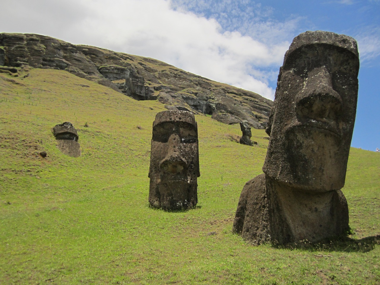 Rapa Nui, Civilizacija, Vaizdas, Velykų Sala, Veidas, Moai, Skulptūra, Statula, Senas, Ramiojo Vandenyno Regionas