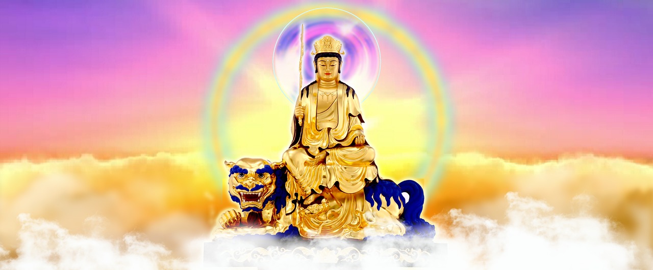 Manjushri,  Buda,  Budizmas,  Zen Žiedas,  Dharma,  Grynas Žemė,  Kalnų,  Šventykla,  Vienuolis, Nemokamos Nuotraukos