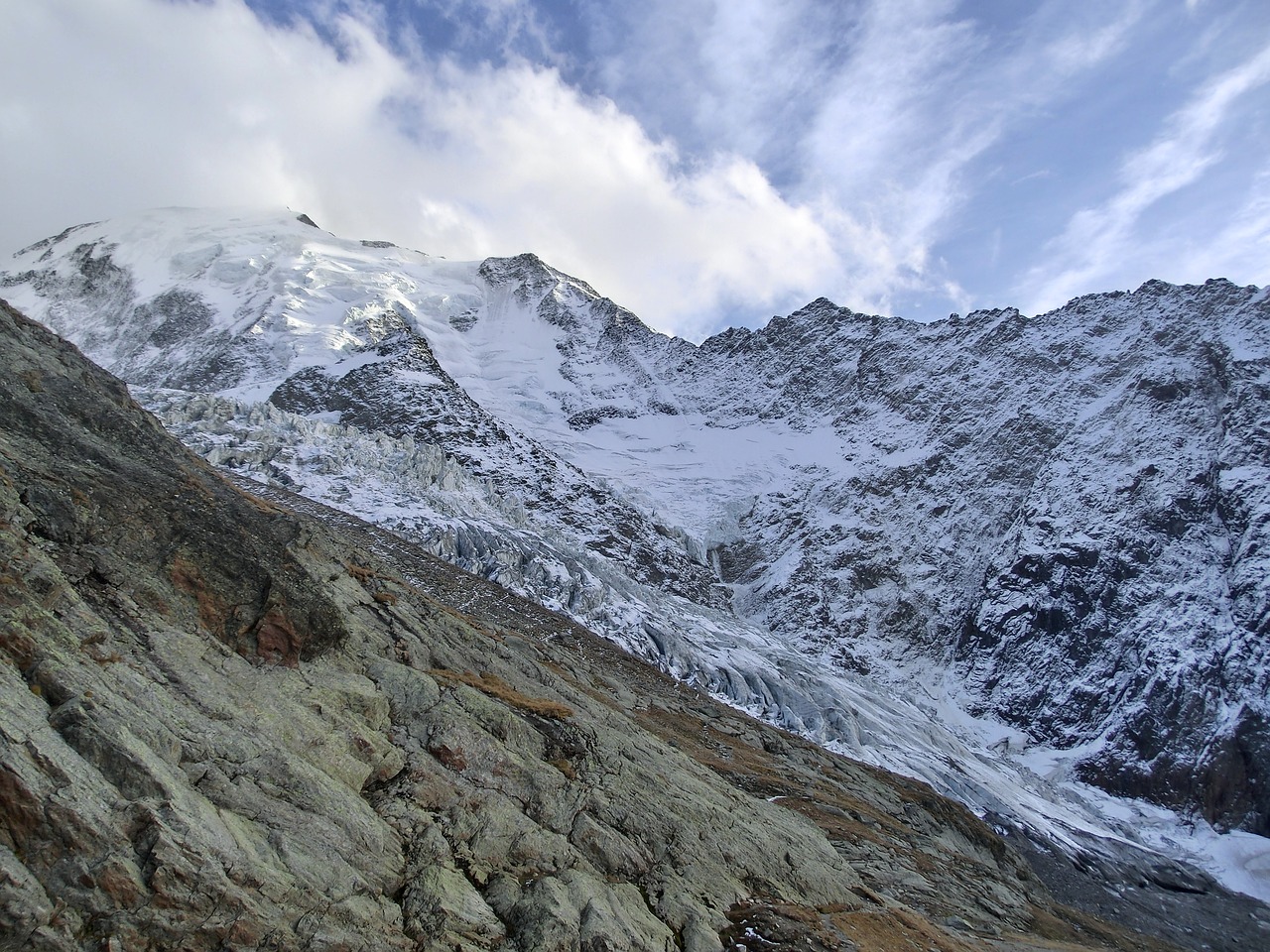 Kalnuose, Kalnai, Mont Blanc, Viršūnės, Alpės, Nemokamos Nuotraukos,  Nemokama Licenzija