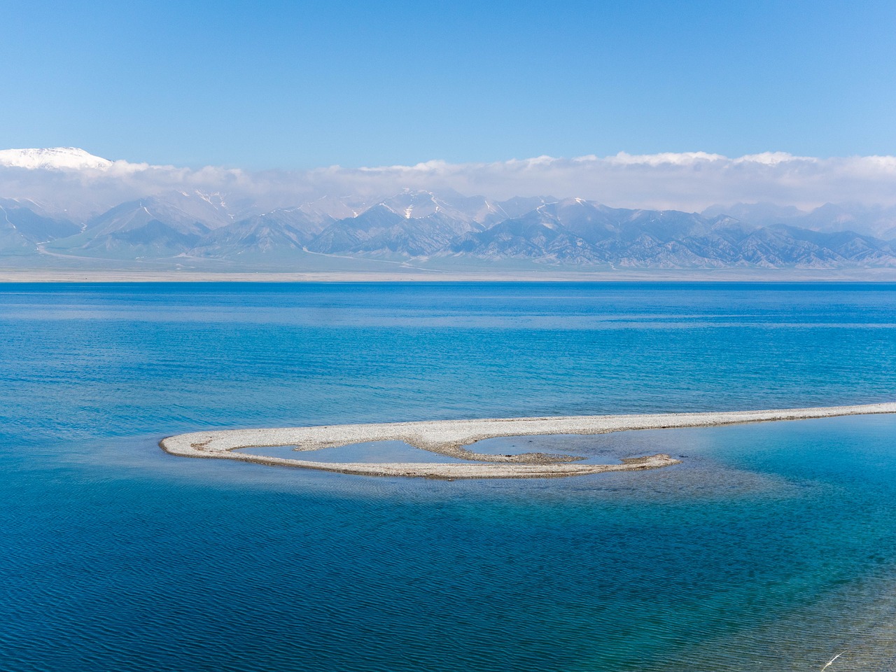Xinjiang, Sailimo Ežeras, Pakeliui, Sniego Kalnas, Nemokamos Nuotraukos,  Nemokama Licenzija