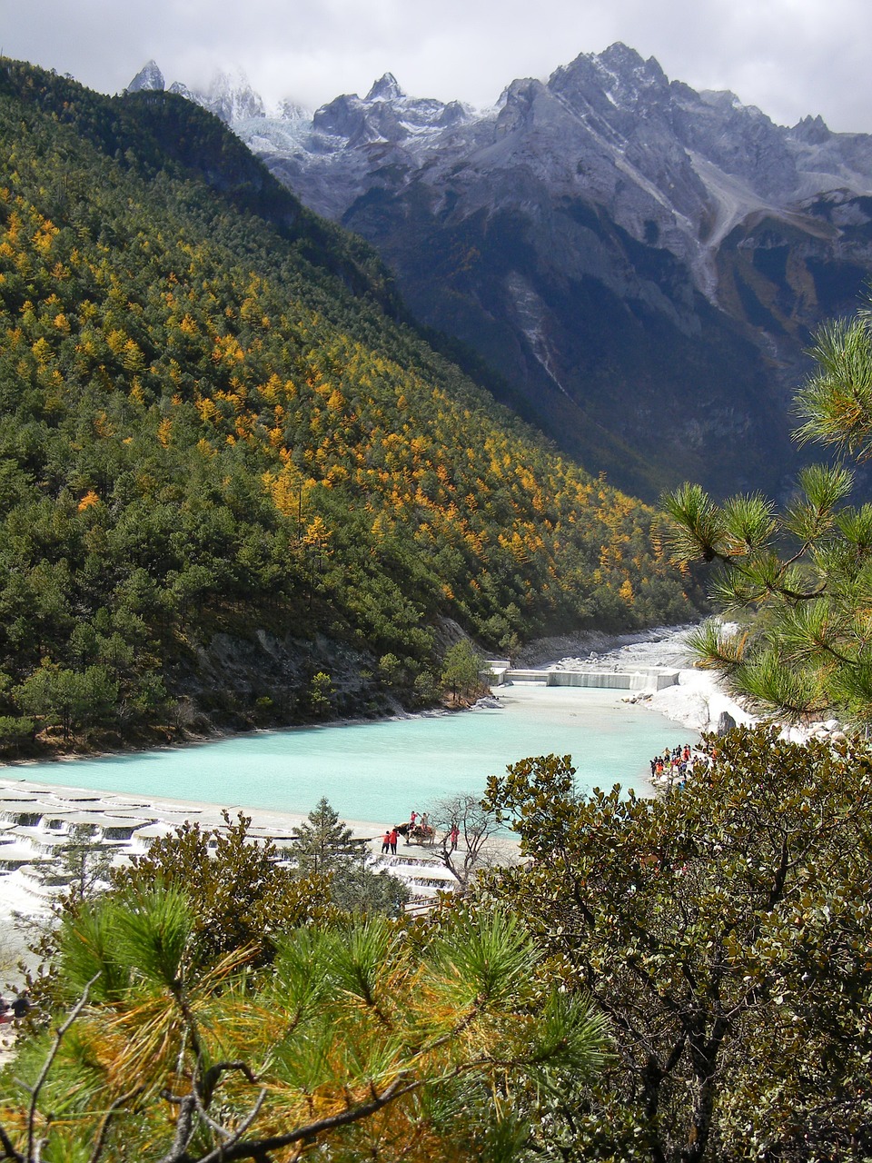 Yunnan Provincijoje, Mėlynos Mėnulio Įlankos, Kinija, Jade Drakonas Sniego Kalnas, Nemokamos Nuotraukos,  Nemokama Licenzija