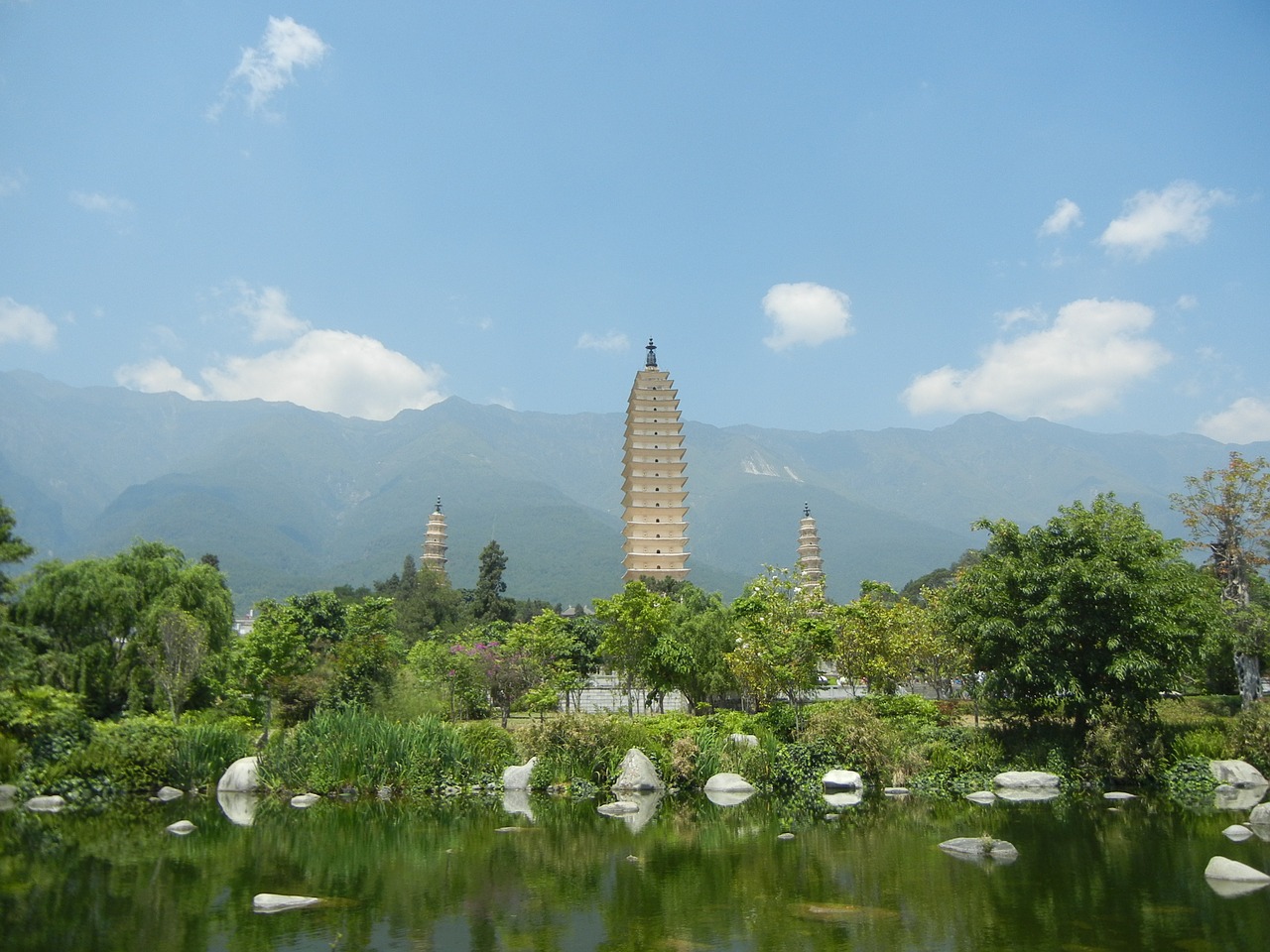 Yunnan Provincijoje, Dali, Trys Pagodos Šventyklos, Nemokamos Nuotraukos,  Nemokama Licenzija