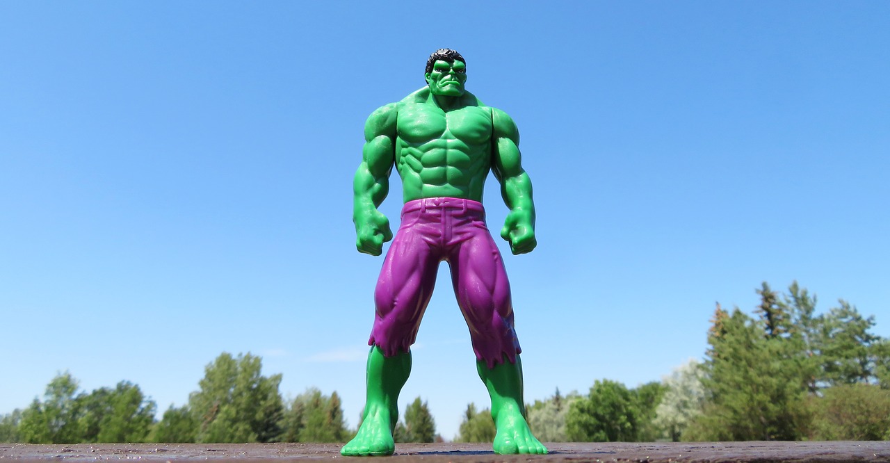 Neįtikėtinas Hulk, Super Herojus, Žalias, Stiprus, Jėga, Raumeningas, Patinas, Galingas, Raumenys, Galia