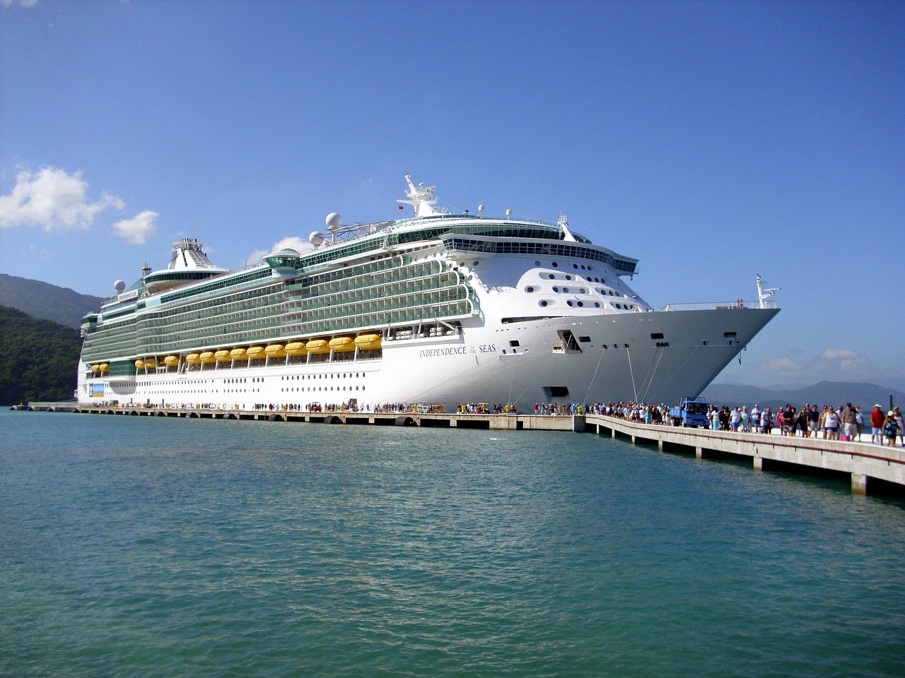 Jūrų Nepriklausomybė, Labadee, Haiti, Karibai, Kruizas, Saulė, Laivas, Šventė, Vanduo, Kruizinis Laivas