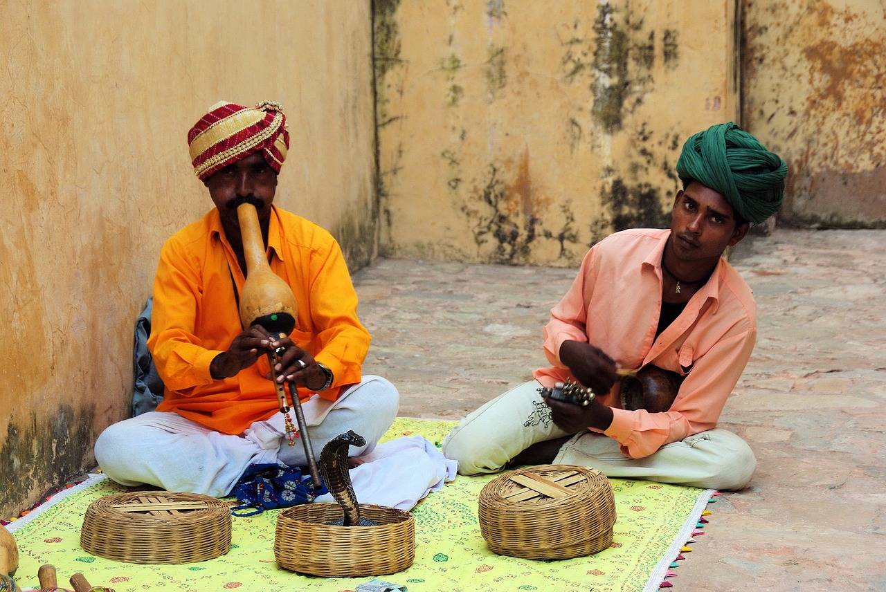 Indija, Gyvatė, Muzika, Gyvatė Charmer, Jaipur, Nemokamos Nuotraukos,  Nemokama Licenzija