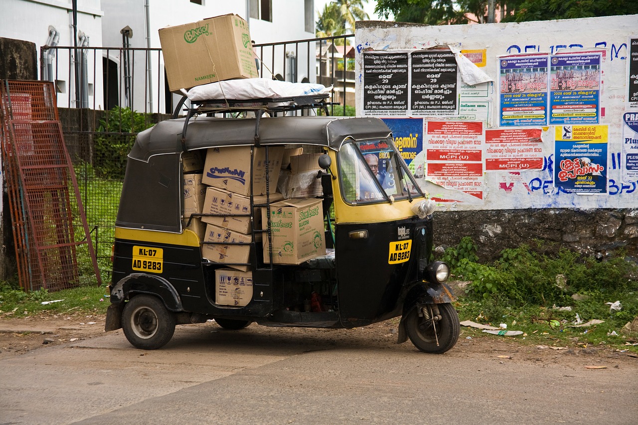 Indija, Kerala, Eismas, Transportas, Tuktuk, Nemokamos Nuotraukos,  Nemokama Licenzija