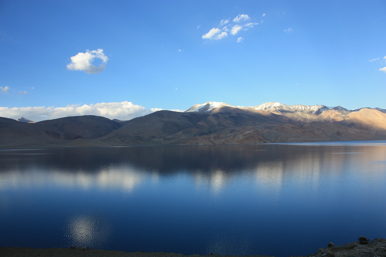 Indija, Ladakh, Tsomoriri, Ežeras, Veidrodis, Nemokamos Nuotraukos,  Nemokama Licenzija