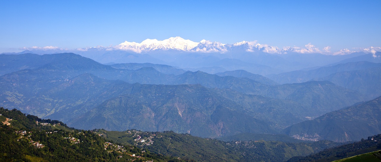 Indija, Kangchenjunga, Kalnas, Kraštovaizdis, Kelionė, Gamta, Sniegas, Aukštas, Sikkim, Turizmas