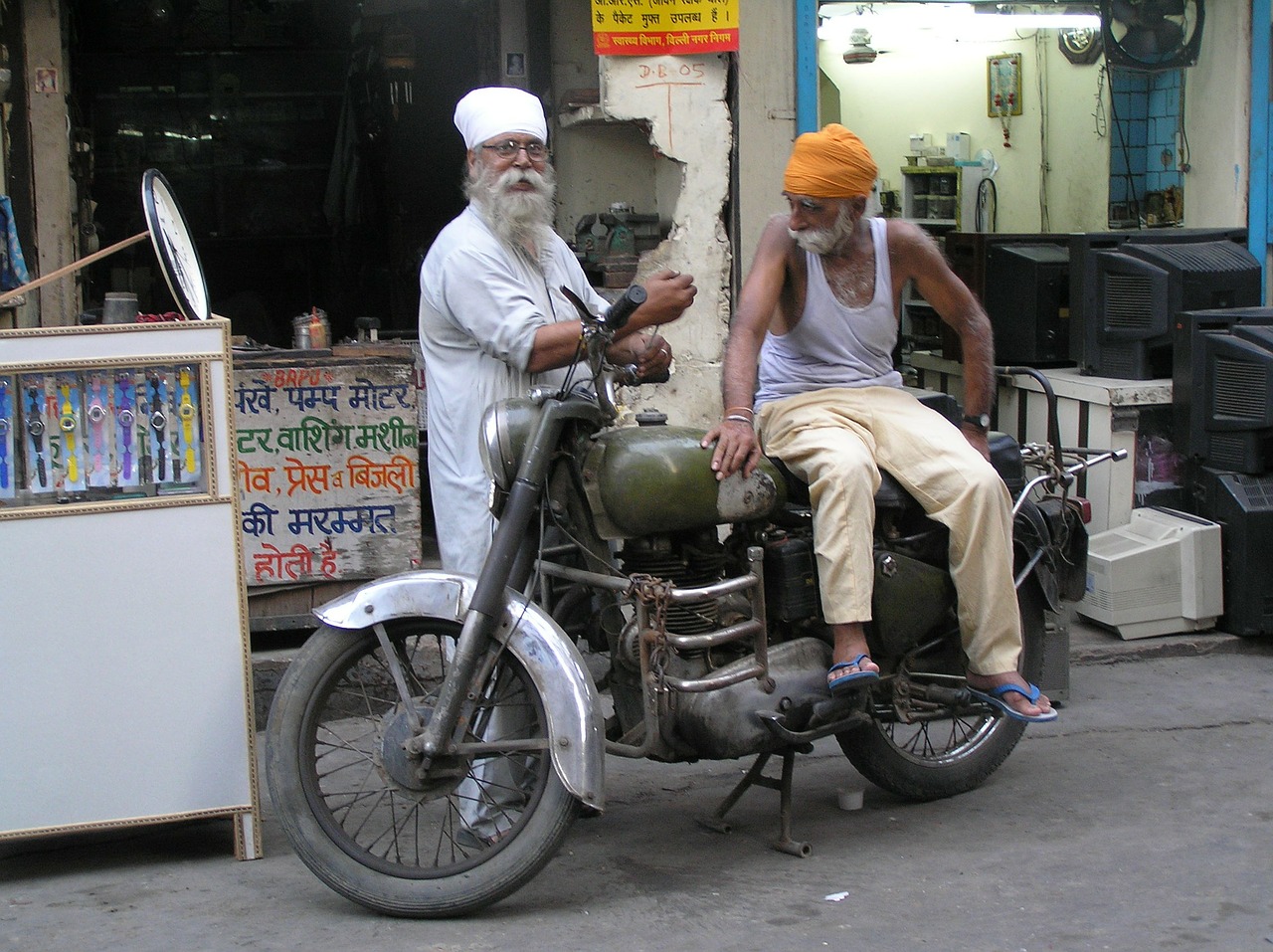 Indija, Delhi, Vyras Motociklu, Transportas, Naujasis Delis, Nemokamos Nuotraukos,  Nemokama Licenzija