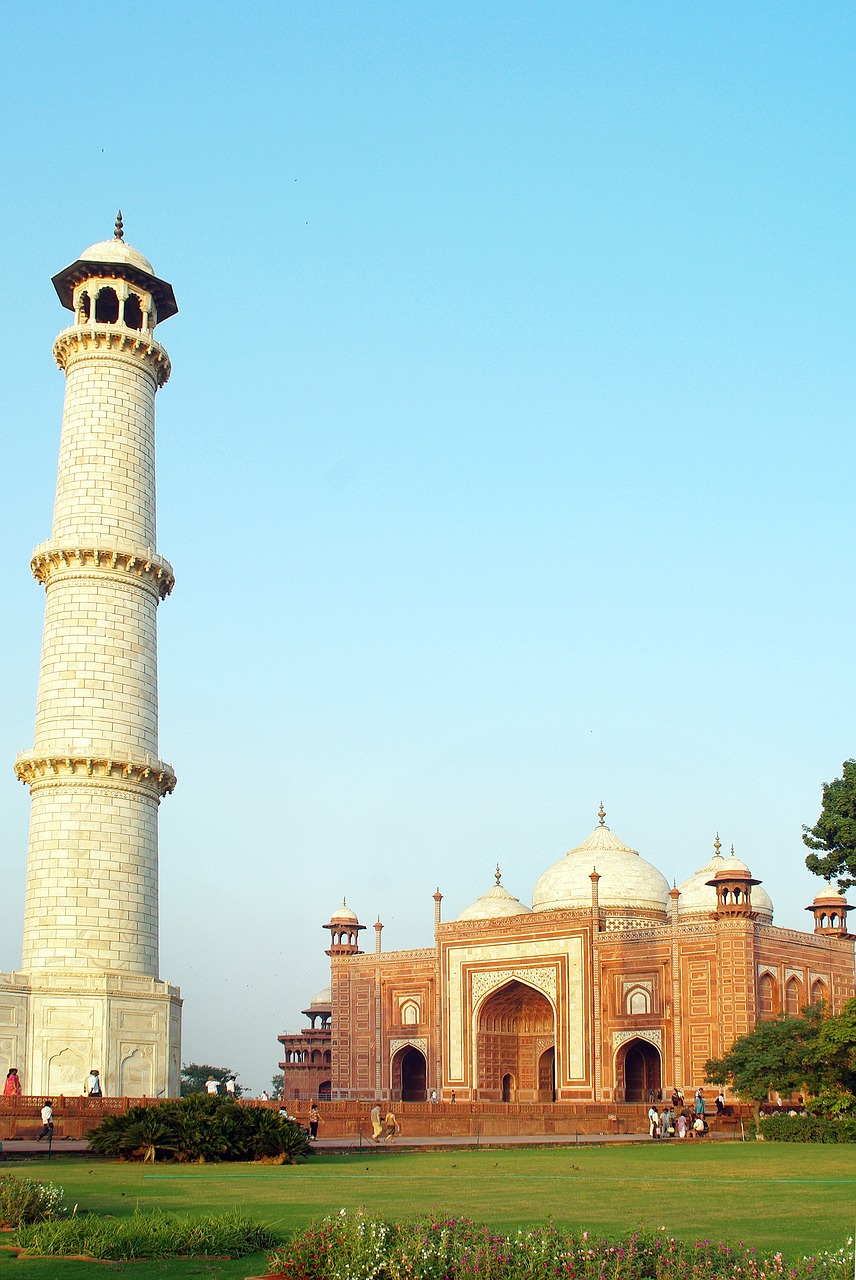 Indija, Agra Taj Mahal, Mauzoliejus, Marmuras, Stebuklas, Kapas, Mečetė, Moghalas, Religija, Minaretas