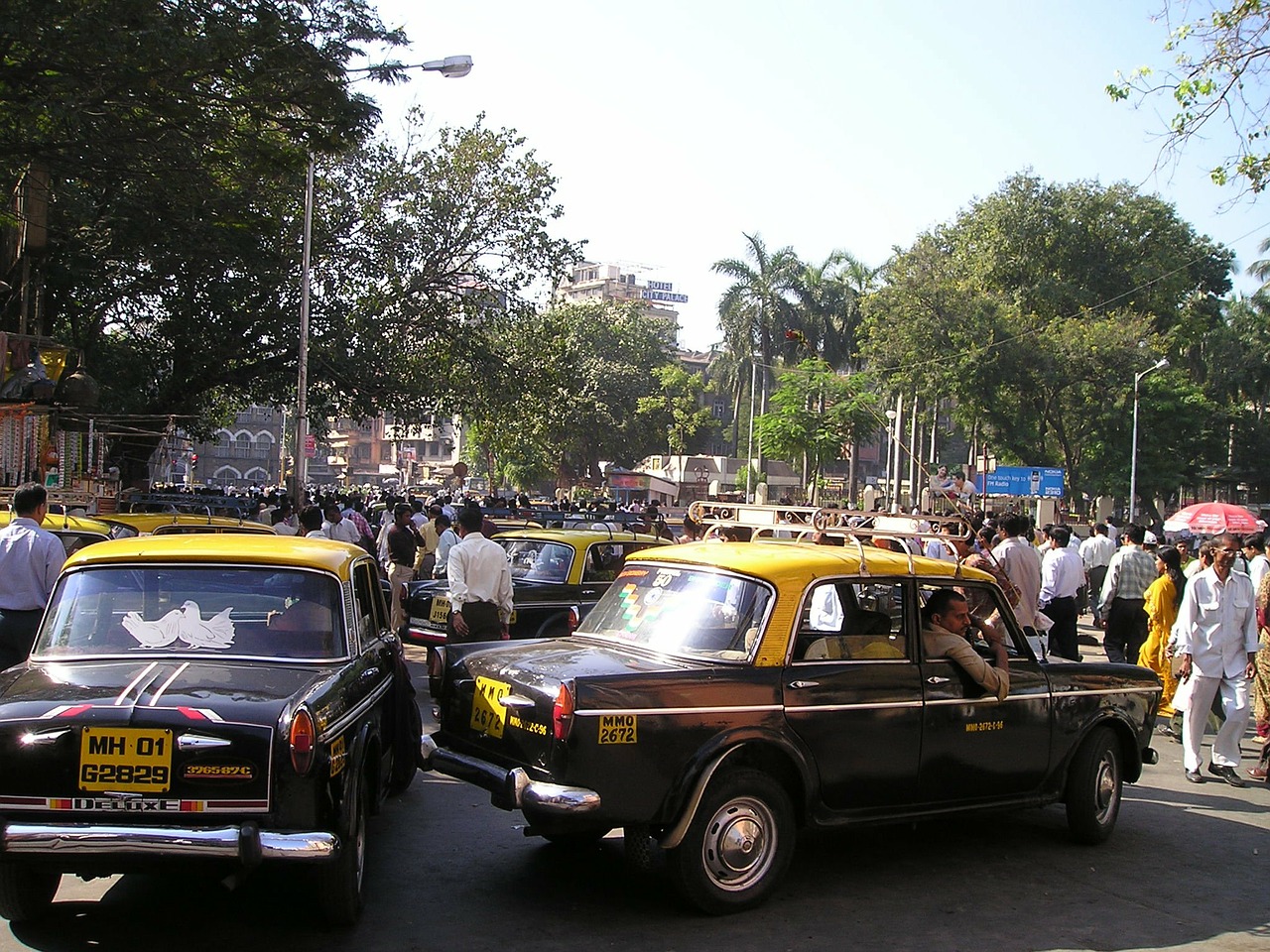 Indija, Mumbajus, Bombėjaus, Taksi, Kelias, Chaosas, Nemokamos Nuotraukos,  Nemokama Licenzija