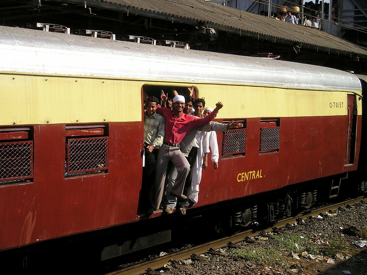 Indija, Mumbajus, Bombėjaus, Traukinys, Minios, Perkrautas, Perkrautas, Nemokamos Nuotraukos,  Nemokama Licenzija