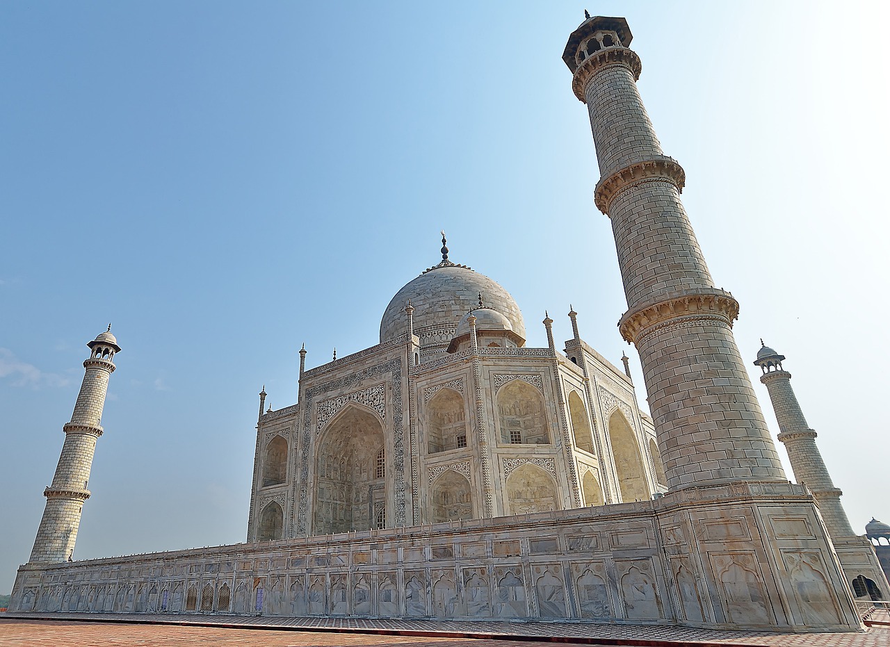 Indija, Agra, Taj Mahal, Rajasthan, Architektūra, Religija, Kupolas, Senovė, Mauzoliejus, Nemokamos Nuotraukos