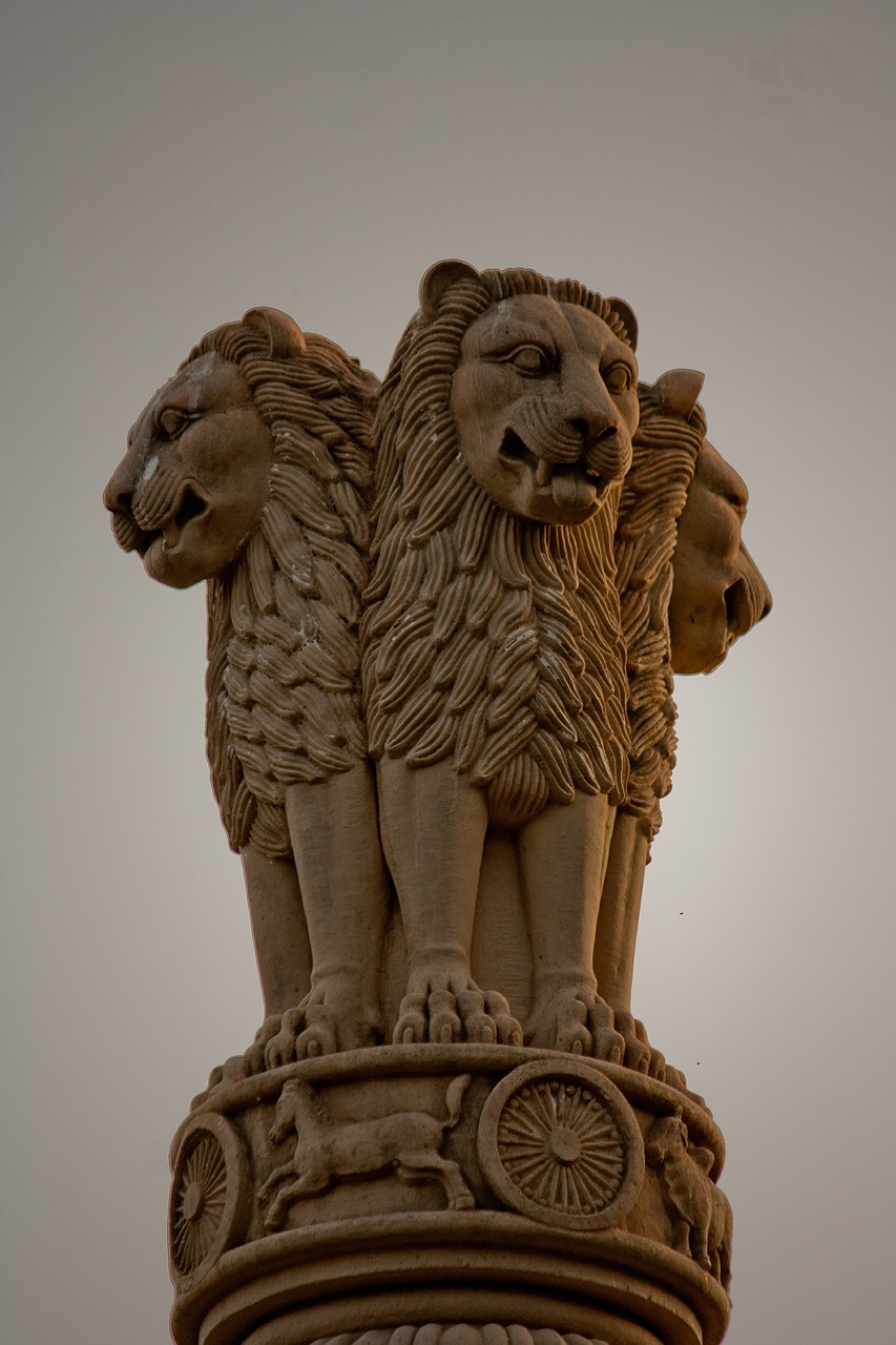 Indija, Nacionalinis, Emblema, Statula, Ramstis, Nemokamos Nuotraukos,  Nemokama Licenzija