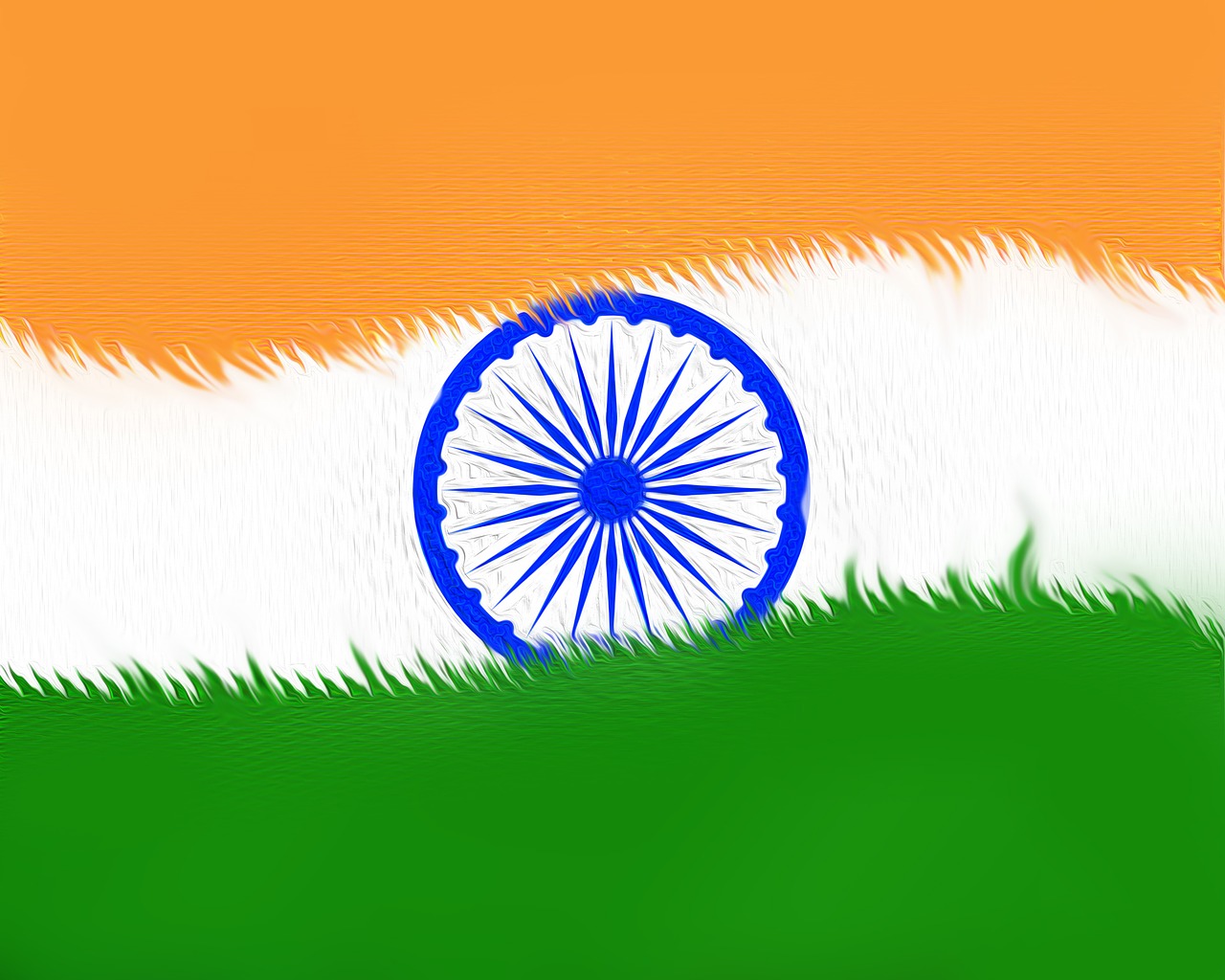 India Flag Twirl, Indijos Vėliava, Vėliava, Trijų Spalvų Vėliava, Čakra, Indija, Susuktos Vėliavos, Ripple Indijos Vėliava, Nemokamos Nuotraukos,  Nemokama Licenzija