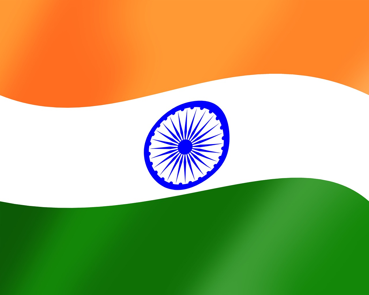 India Flag Twirl, Indijos Vėliava, Vėliava, Trijų Spalvų Vėliava, Čakra, Indija, Susuktos Vėliavos, Ripple Indijos Vėliava, Mojuoja Vėliava, Nemokamos Nuotraukos