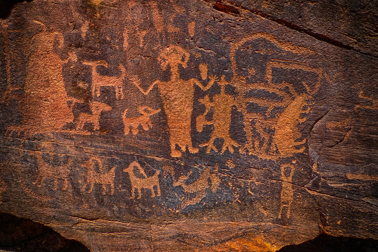 Indijos Menas, Petroglyfas, Indėnas, Senovės, Archeologija, Smiltainis, Utah, Priešistorinis, Pietvakarius, Usa