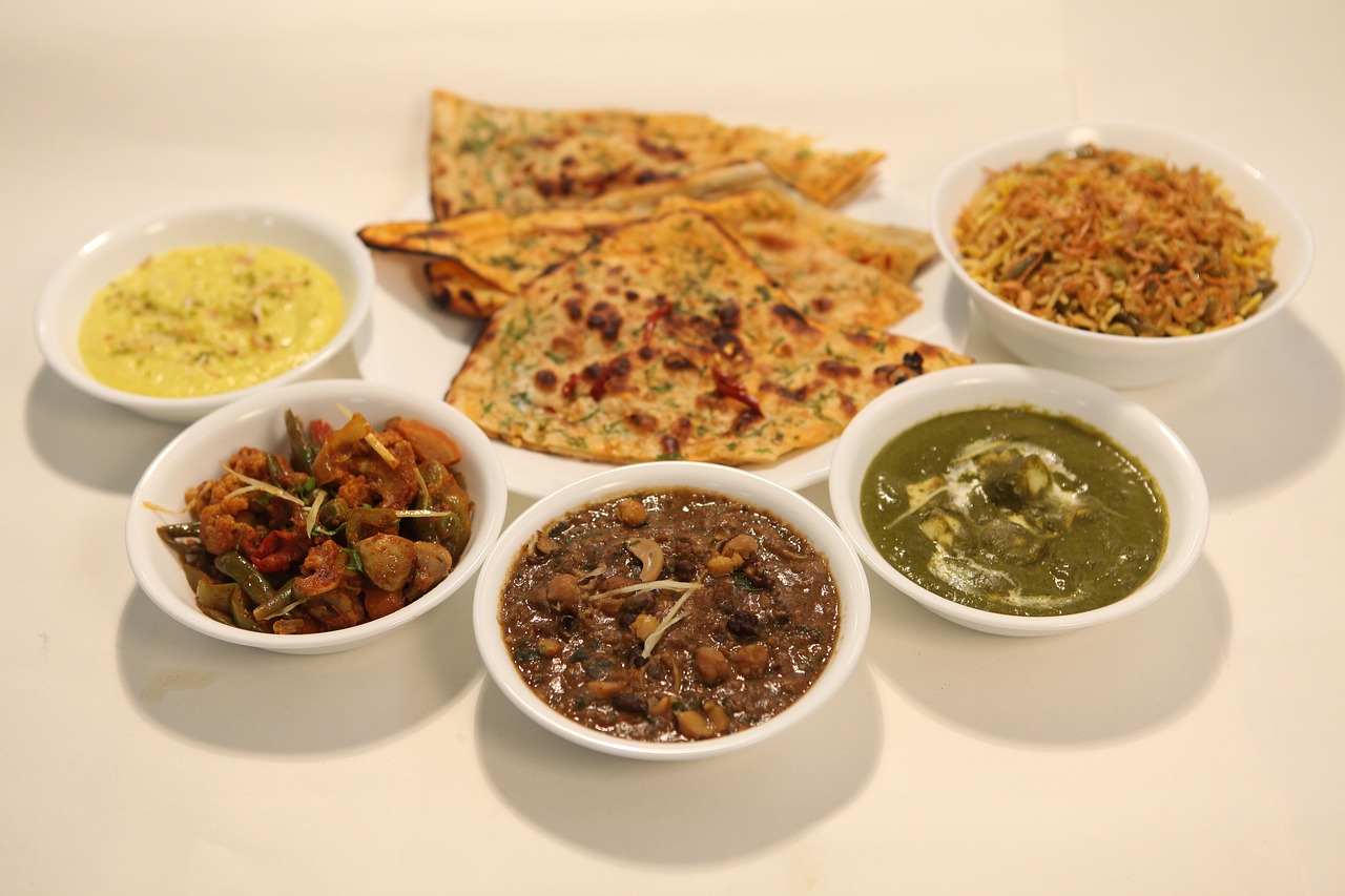 Indiškas Maistas, Thali, Vegetariškas Maistas, Maistas, Indijos, Karis, Ryžiai, Plokštė, Dal, Nemokamos Nuotraukos