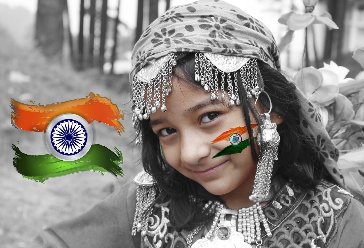 Indijos Nepriklausomybės Diena, Nepriklausomybės Šventė, Miela Mergina, Respublikos Diena, Sausis, Rugpjūtis, Nemokamos Nuotraukos,  Nemokama Licenzija