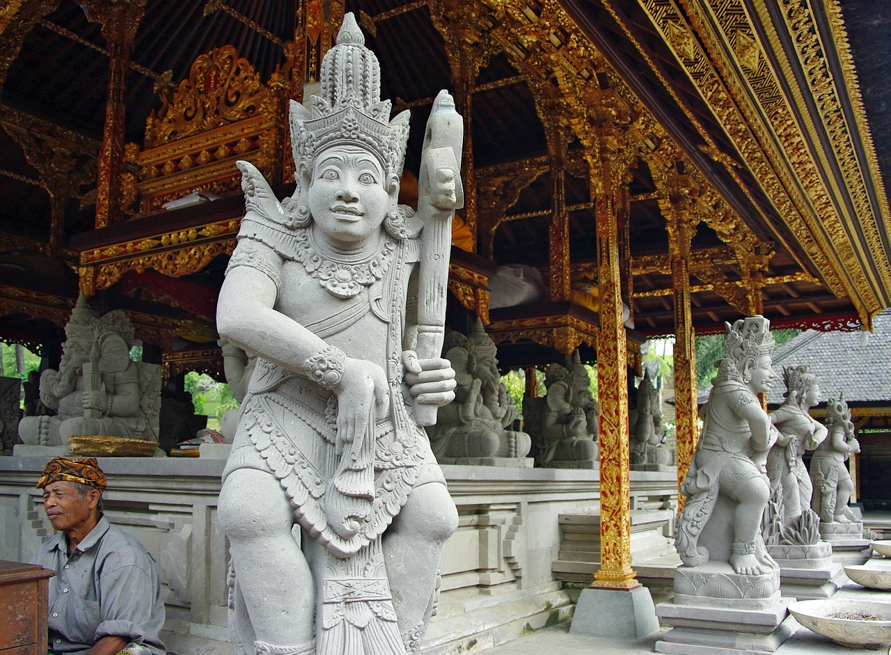 Indonezija, Bali, Šventykla, Tirta Empul, Dievas, Statula, Šventas, Nemokamos Nuotraukos,  Nemokama Licenzija