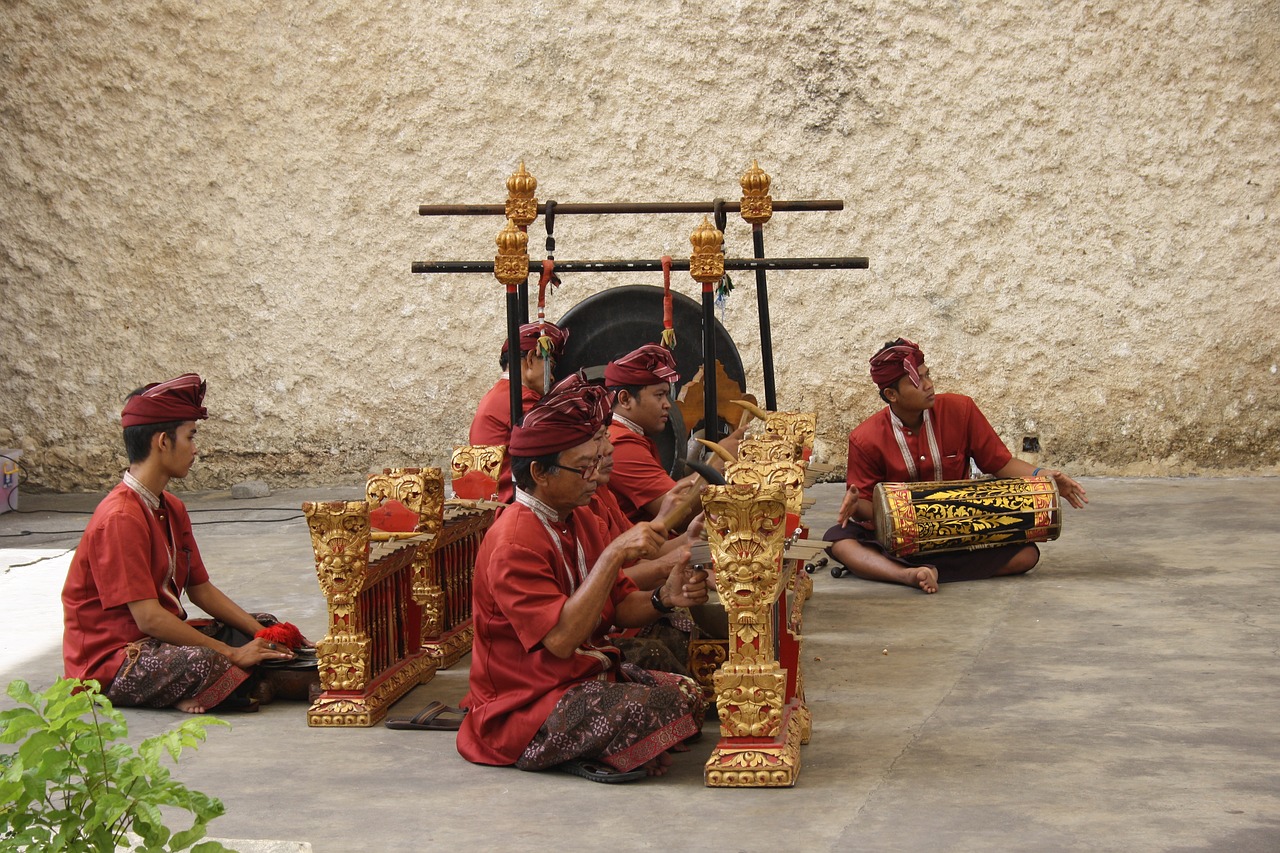 Indonezija, Bali, Muzikos Grupė, Folkloras, Balio Šokis, Nemokamos Nuotraukos,  Nemokama Licenzija