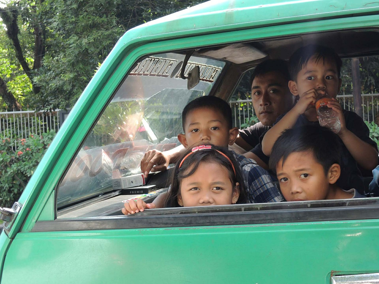 Indonezija, Vaikai, Transporto Priemonė, Automobilis, Daugybė, Nemokamos Nuotraukos,  Nemokama Licenzija