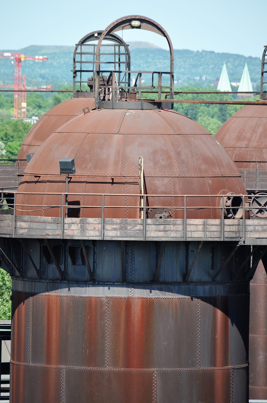 Pramoninė Gamykla, Ruhr Area, Senas, Nerūdijantis, Duisburgas, Industrija, Plienas, Metalas, Rusted, Plieno Gamykla