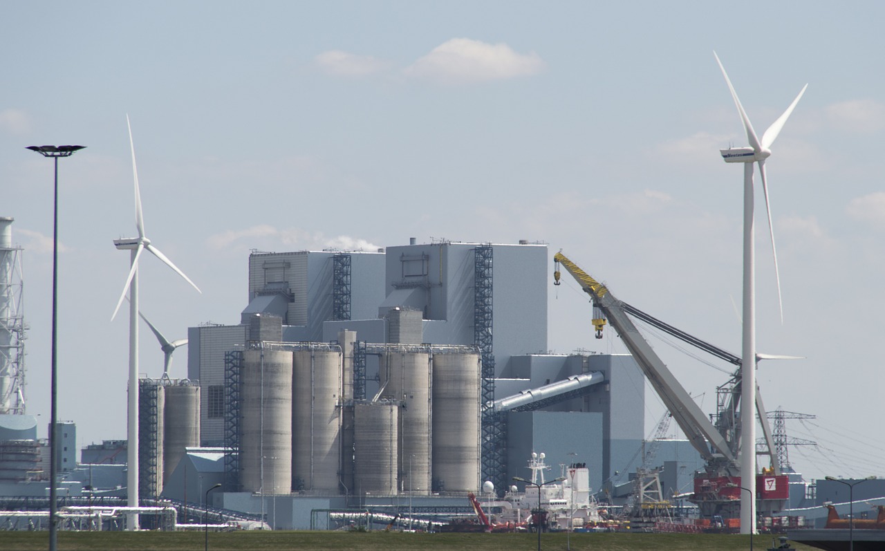 Industrija, Chemija, Delfzijl, Vėjo Malūnai, Nemokamos Nuotraukos,  Nemokama Licenzija