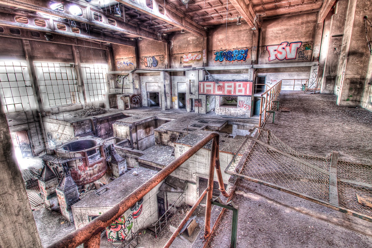 Industrija, Skilimas, Gamykla, Gamyklos Pastatas, Hdr, Nemokamos Nuotraukos,  Nemokama Licenzija