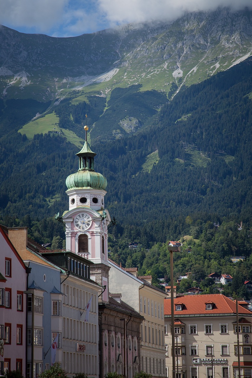 Innsbruck, Nordkette, Miesto Vaizdas, Namai, Dom, Miesto Panorama, Valstybinis Kapitalas, Austria, Tyrol, Kalnas