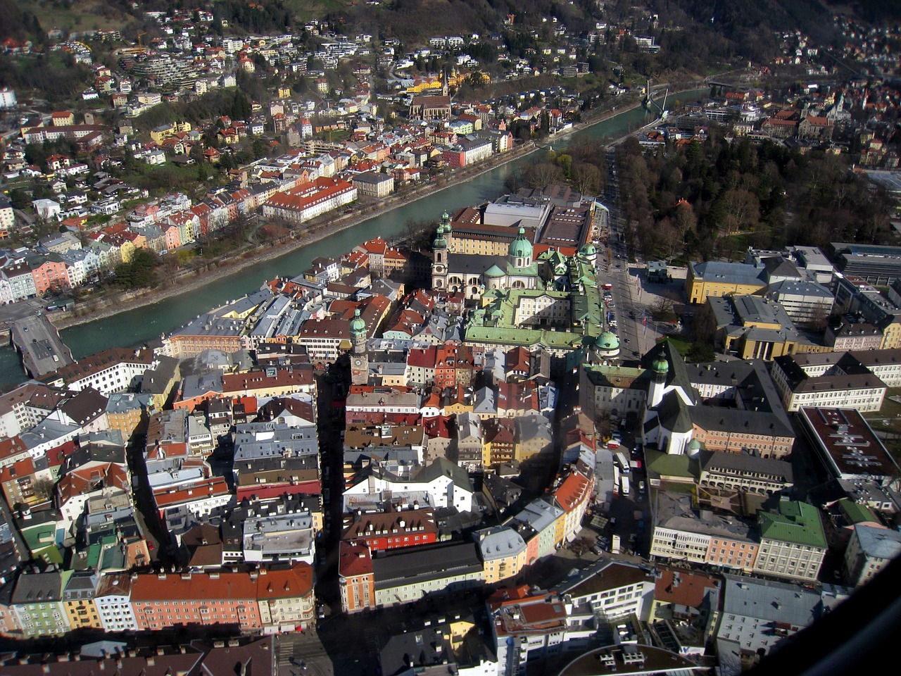 Innsbruck, Austria, Europa, Miestas, Architektūra, Pastatas, Kelio, Upė, Pastatai, Centro