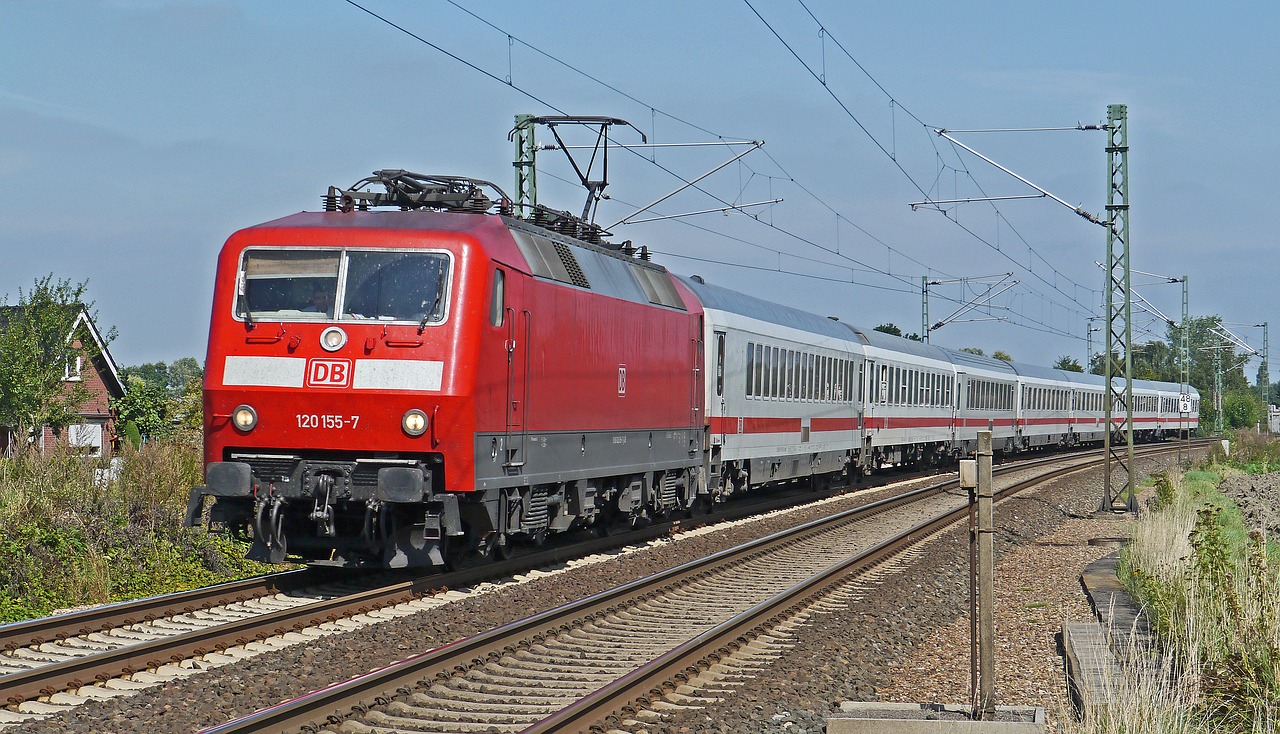 Tarpmiestiniai, Ic-Traukinys, Ic, Geležinkelis, Geležinkelių Transportas, Elektrinis Lokomotyvas, Br120, Br 120, Dbag, Deutsche Bahn