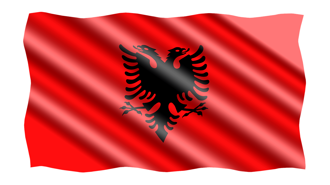Tarptautinis, Vėliava, Albania, Nemokamos Nuotraukos,  Nemokama Licenzija
