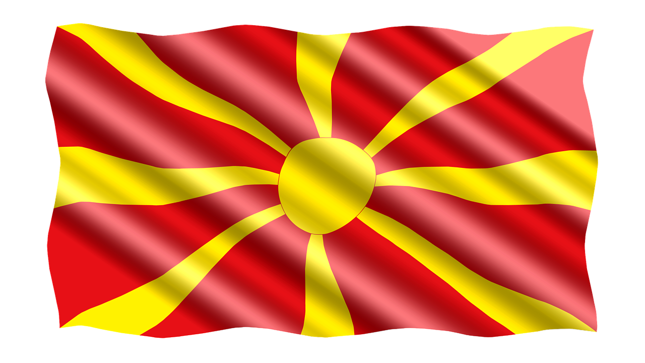 Tarptautinis, Vėliava, Makedonija, Nemokamos Nuotraukos,  Nemokama Licenzija