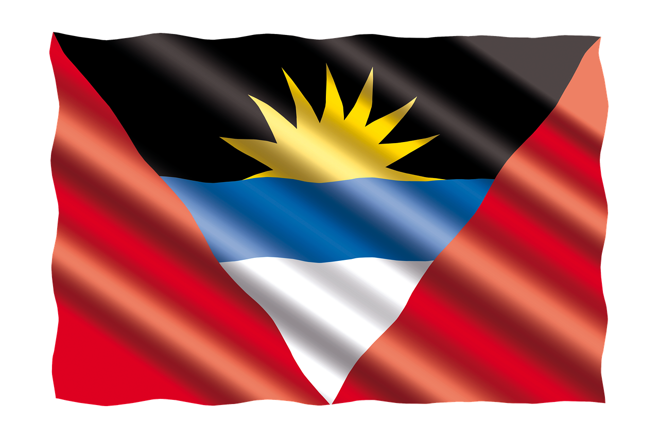 Tarptautinis, Vėliava, Antigva Ir Barbuda, Nemokamos Nuotraukos,  Nemokama Licenzija