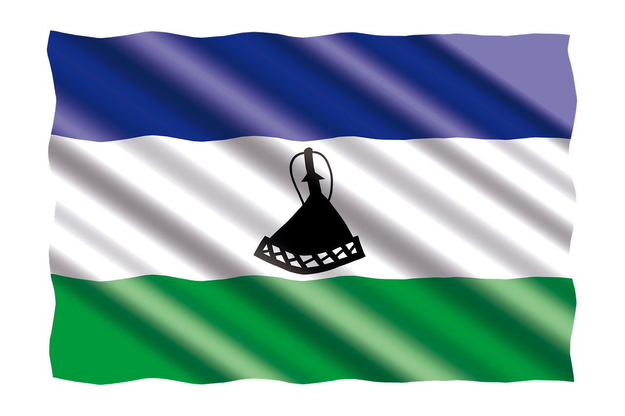 Tarptautinis, Vėliava, Lesotho, Nemokamos Nuotraukos,  Nemokama Licenzija