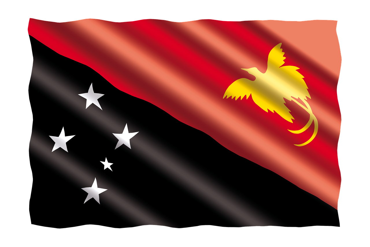 Tarptautinis, Vėliava, Papua Naujoji Gvinėja, Nemokamos Nuotraukos,  Nemokama Licenzija