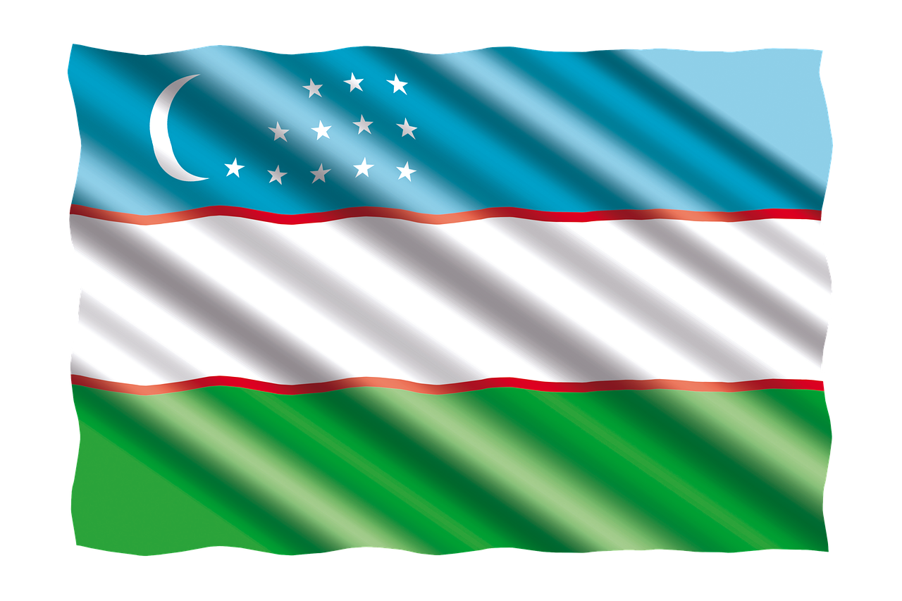 Tarptautinis, Vėliava, Uzbekistanas, Nemokamos Nuotraukos,  Nemokama Licenzija