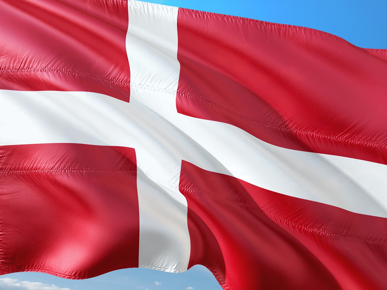 Tarptautinis, Vėliava, Danmark, Denmark, Nemokamos Nuotraukos,  Nemokama Licenzija