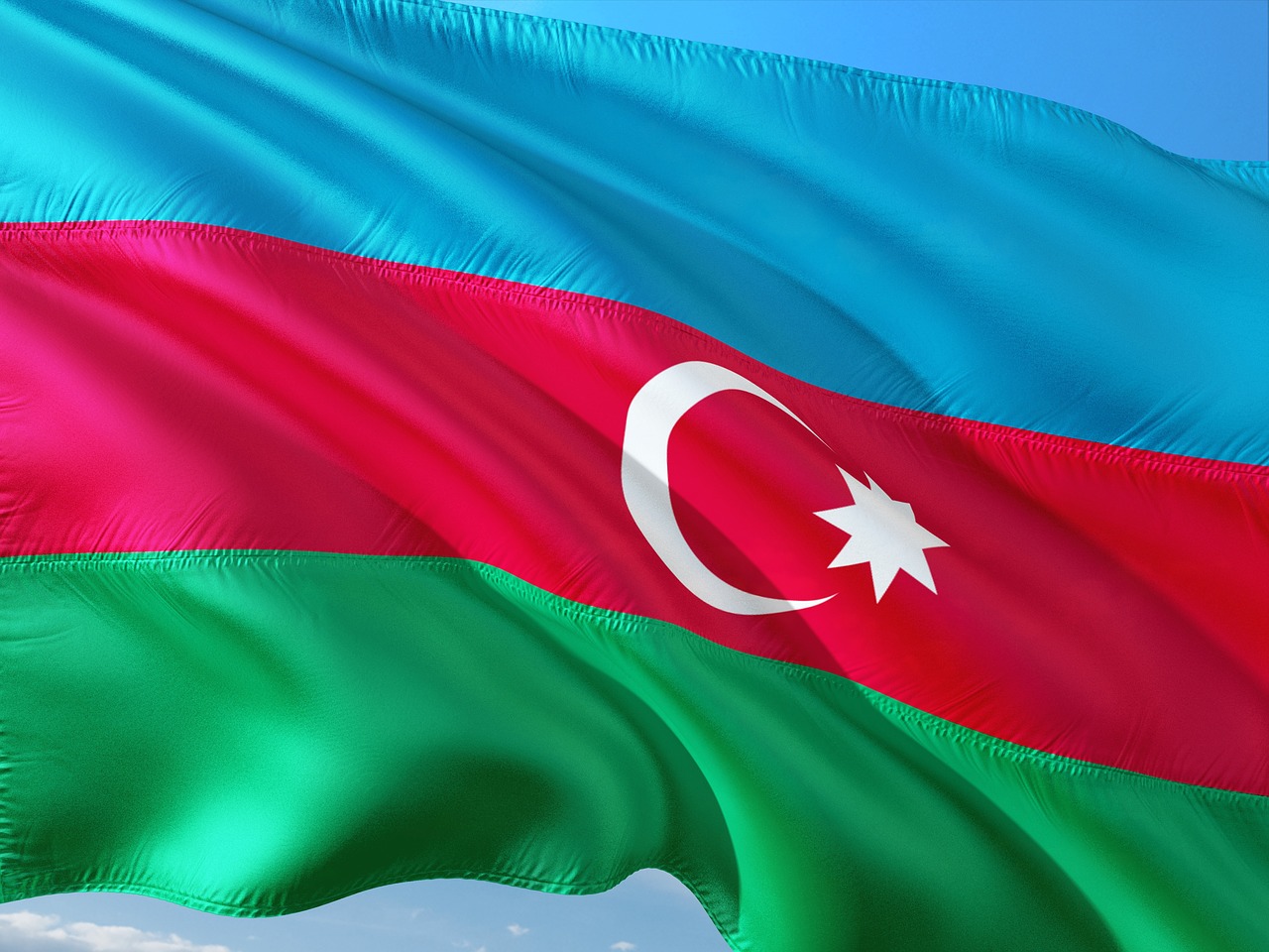 Tarptautinis, Vėliava, Azerbaidžanas, Nemokamos Nuotraukos,  Nemokama Licenzija
