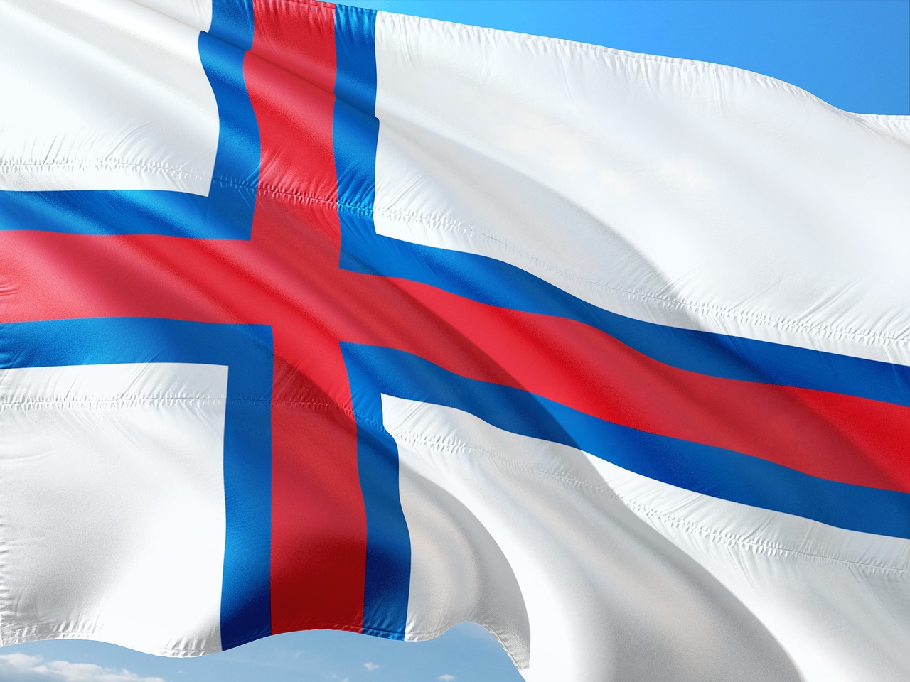 Tarptautinis, Vėliava, Farerų Salos, Färöer, Farerų Salos, Šiaurės Atlanto, Nemokamos Nuotraukos,  Nemokama Licenzija