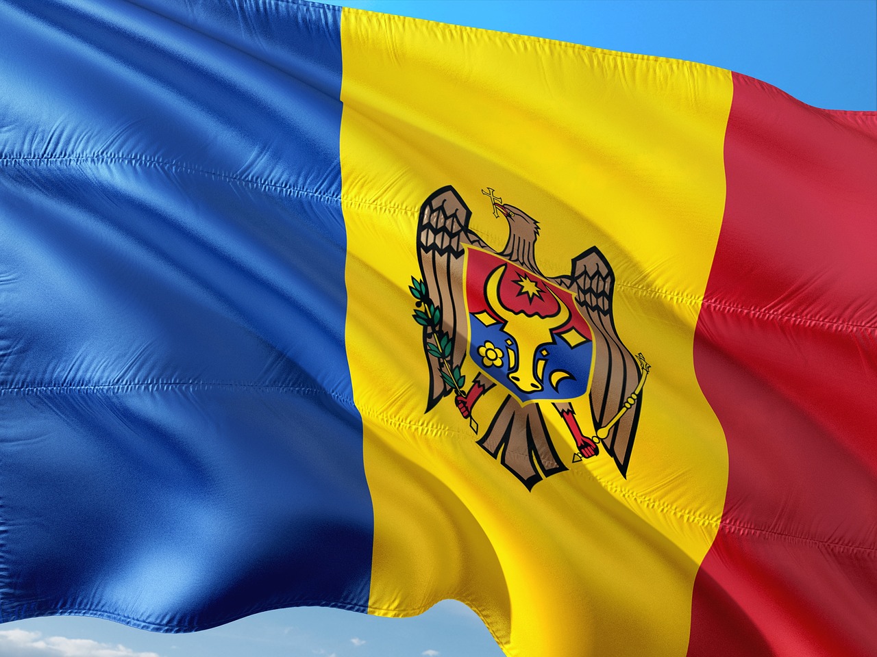 Tarptautinis, Vėliava, Moldova, Nemokamos Nuotraukos,  Nemokama Licenzija