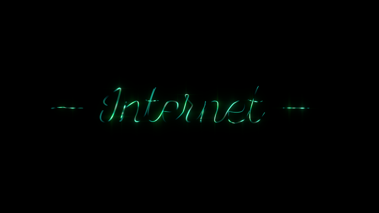 Internetas, Neonas, Žalias, Šrifto, Nemokamos Nuotraukos,  Nemokama Licenzija