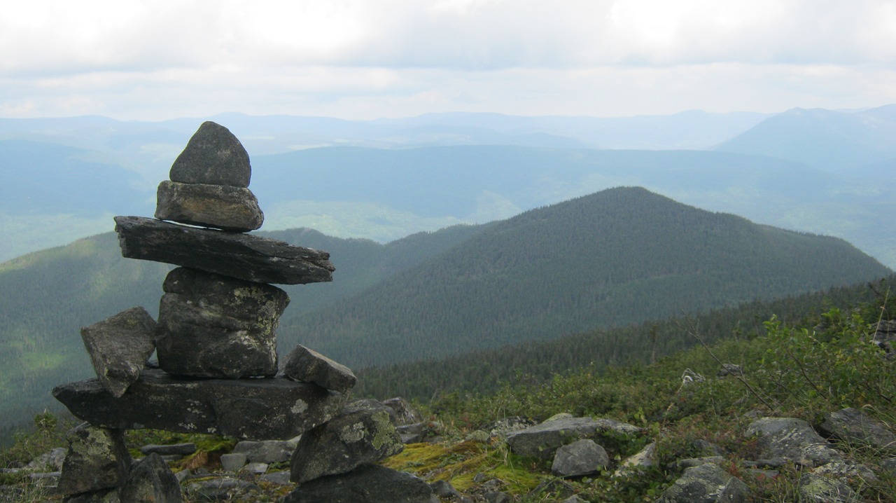 Inukshuk,  Kalnas,  Gamta,  Kraštovaizdis,  Aukščiausiojo Lygio Susitikimas,  Žygiai,  Mont Albert,  Québec, Nemokamos Nuotraukos,  Nemokama Licenzija