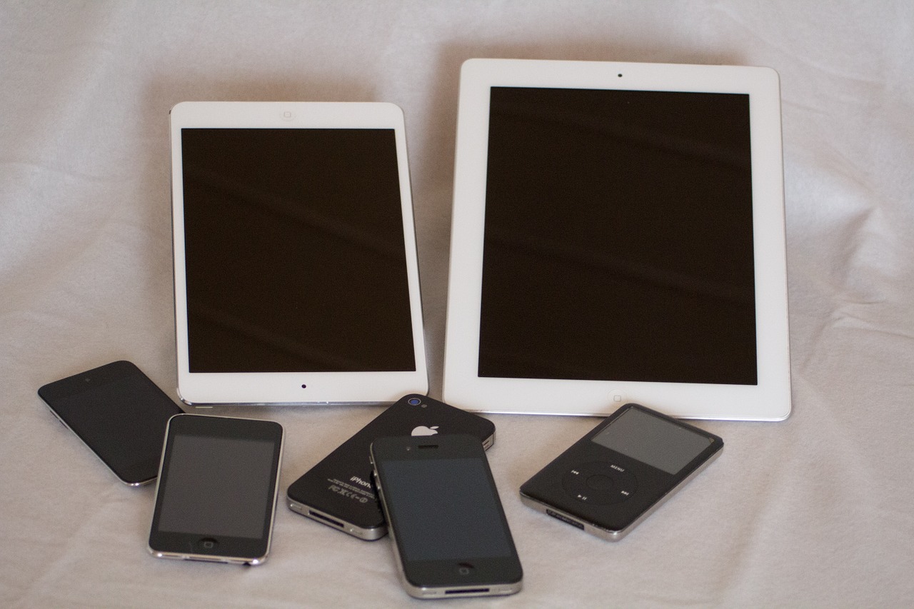 Ipod, Iphone, Ipad, Vaisių Krepšys, Obuolys, Ipad Mini, Nemokamos Nuotraukos,  Nemokama Licenzija