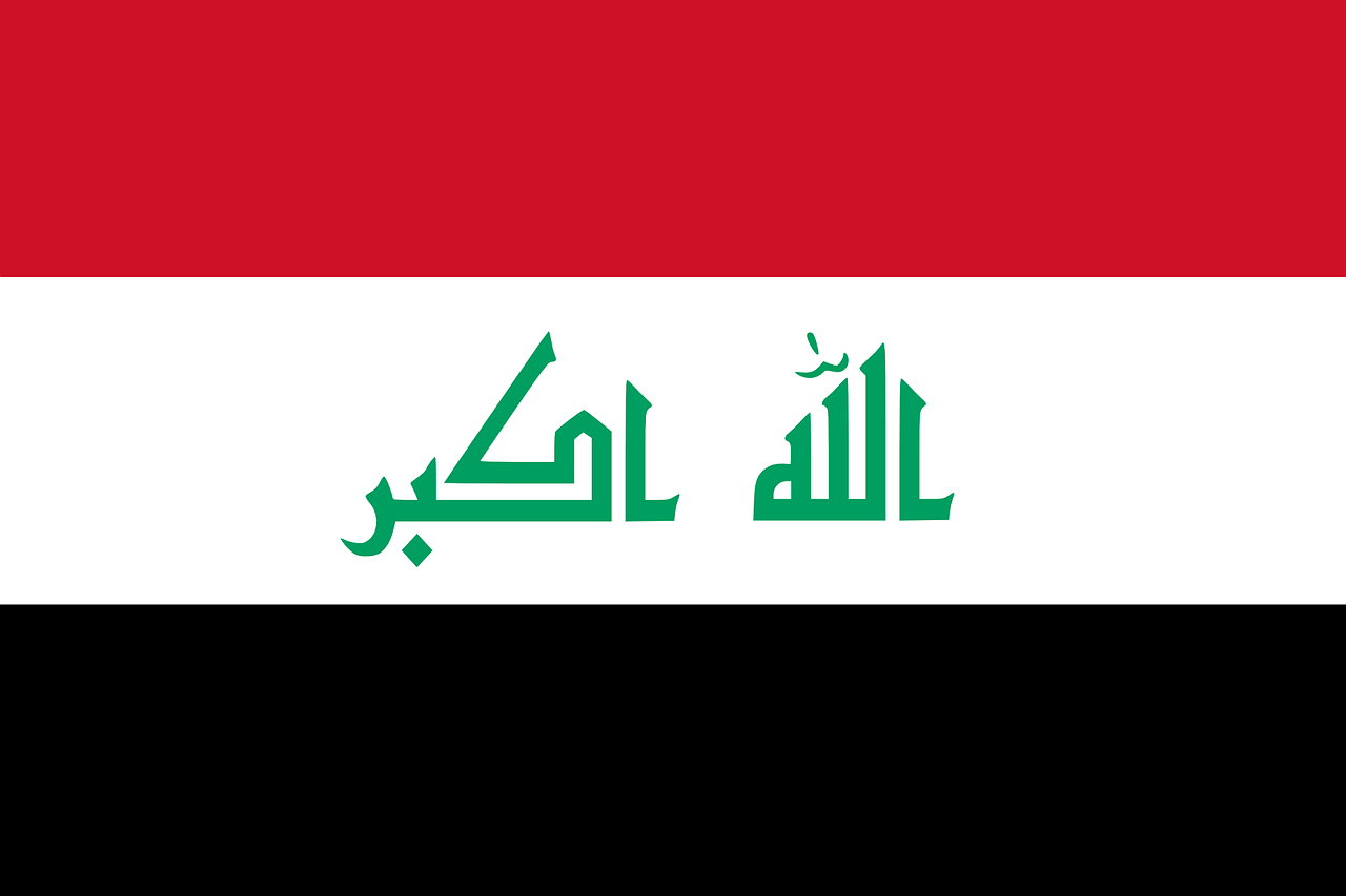 Iraq, Vėliava, Tautinė Vėliava, Tauta, Šalis, Ženminbi, Simbolis, Nacionalinis Ženklas, Valstybė, Nacionalinė Valstybė