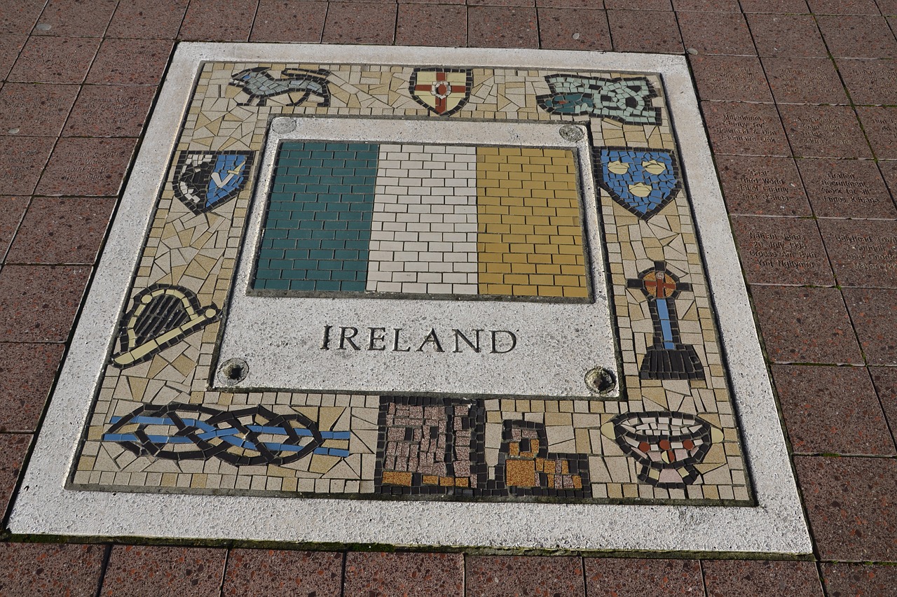 Airija, Komandos Emblema, Emblema, Komanda, Vėliava, Simbolis, Tauta, Airiškas, Piktograma, Šalis
