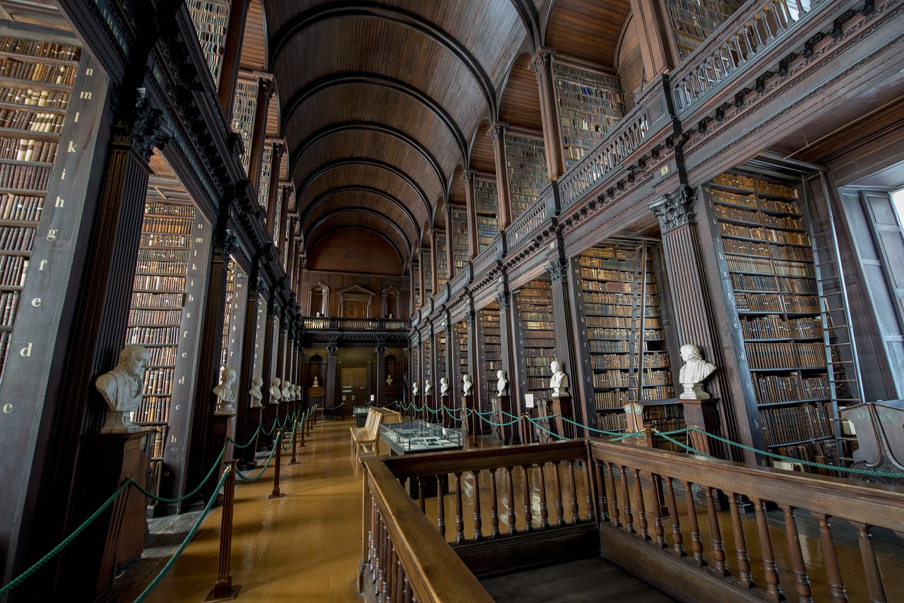 Trinity Kolegija, Biblioteka, Dublin, Airija, Nemokamos Nuotraukos,  Nemokama Licenzija