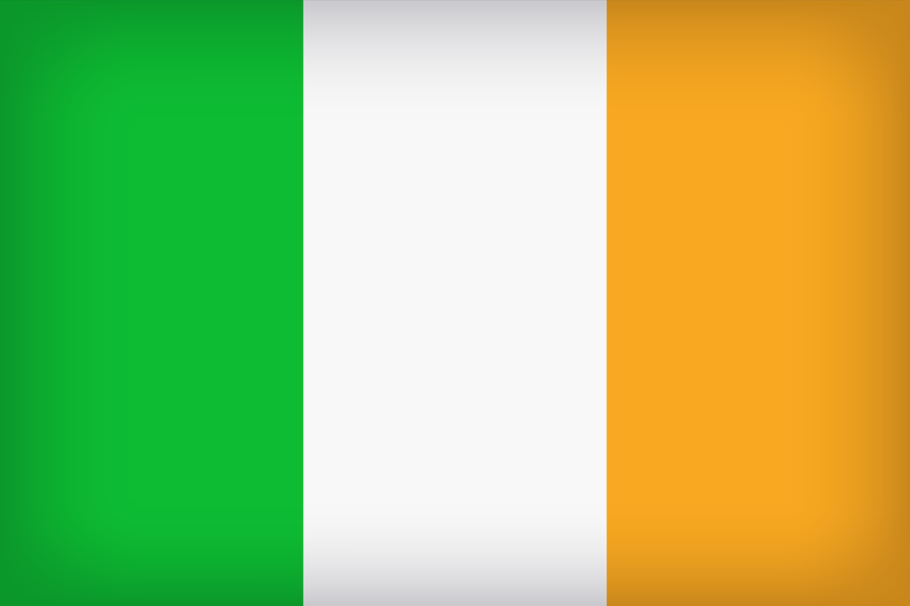 Airija, Airiškas Vėliava, Šalis, Airiškas, Simbolis, Europa, Kelionė, Dizainas, Ženklas, Keltų