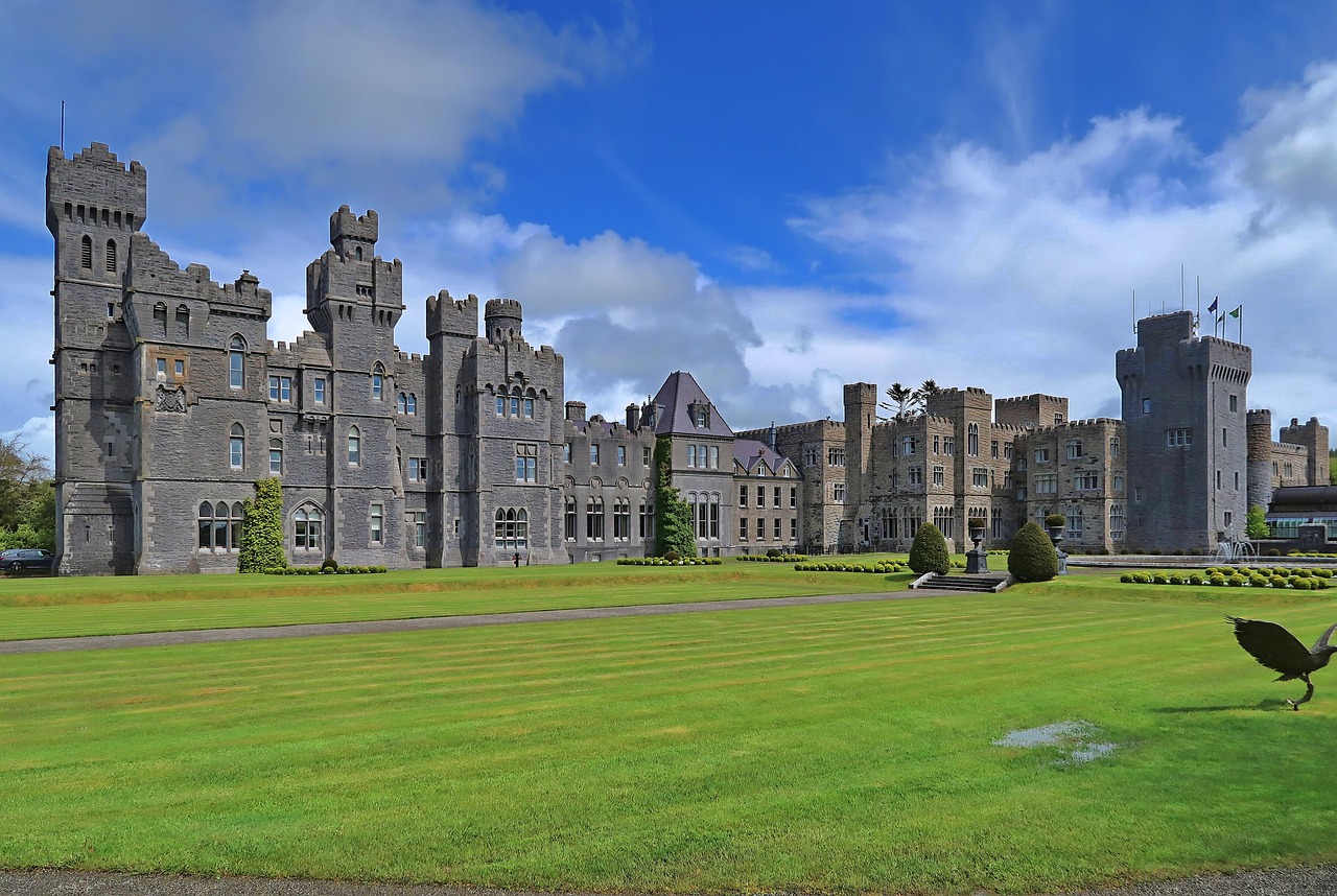 Airija,  Pilis,  Statyba,  Lankytinos Vietos,  Galway Grafystėje,  Architektūra,  Turistų Kelionės Tikslas,  Ashford Castle,  Connemara,  West Coast